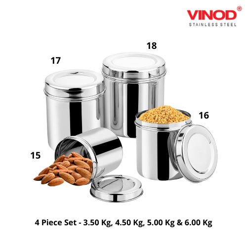 stainless steel RICE CONTAINER, Capacity: 10 Kg To 200 Kg